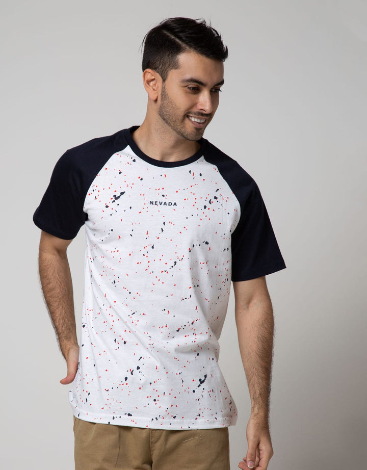 Nevada Raglan T-Shirt Regular Print Splash Nevada