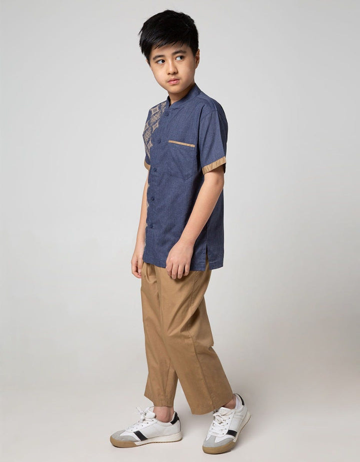 Aero Kids Short Sleeve Koko Set Bamus Embroidery Side Chest