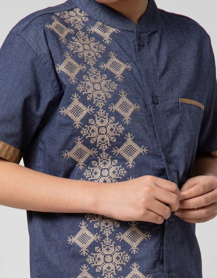 Aero Kids Short Sleeve Koko Set Bamus Embroidery Side Chest