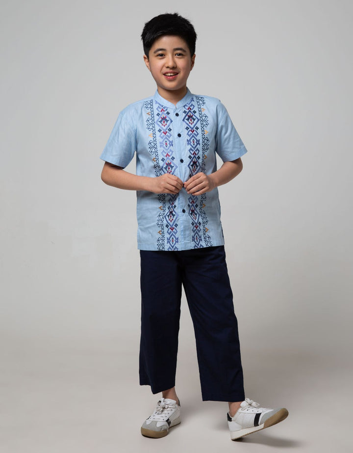 Aero Kids Short Sleeve Koko Set Bamus Embroidery Door Regular