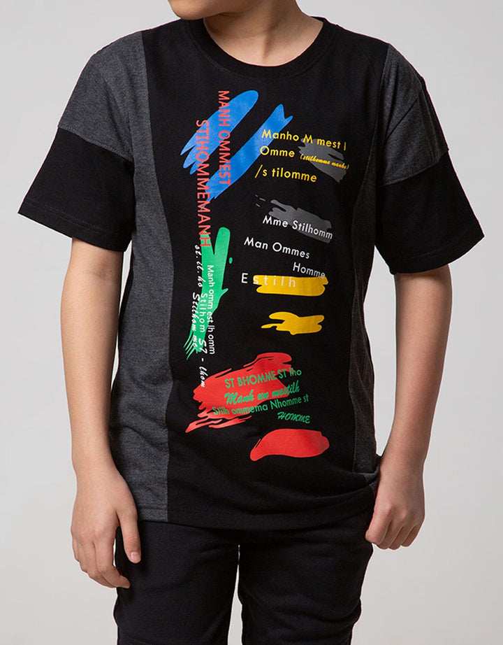 Aero Short Sleeve T-Shirt Print Regu Paint In