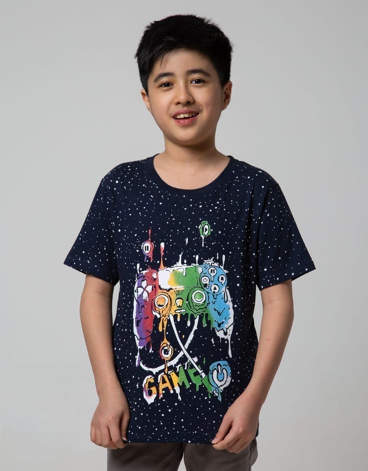 Aero Kids Short Sleeve T-Shirt Fullprintnofloc Regular Neon Games