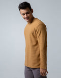 Details Long Sleeve T-Shirt Turtle Neck Texture