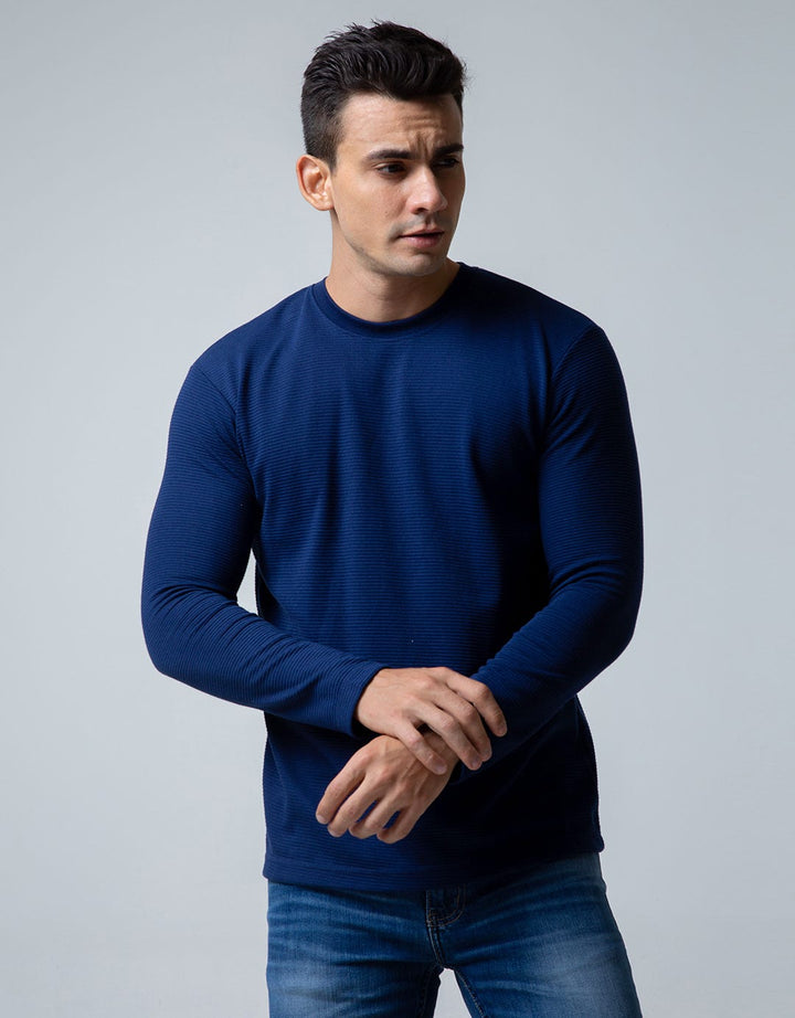 Details Long Sleeve T-Shirt Turtle Neck Texture