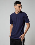 Details Short Sleeve T-Shirt Roundneck Texture