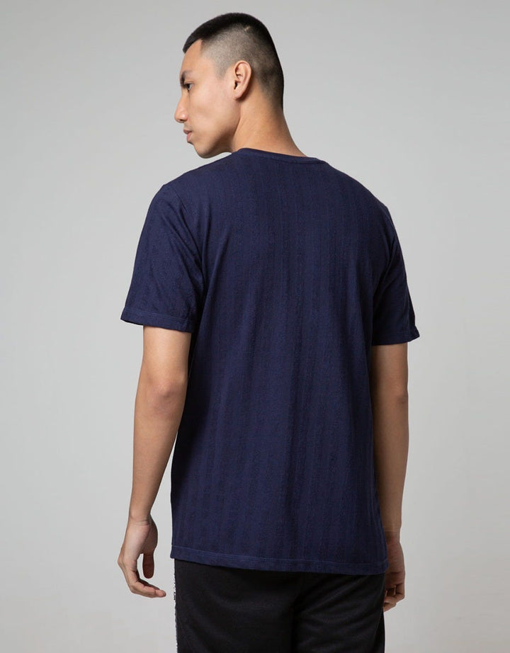 Details Short Sleeve T-Shirt Roundneck Texture