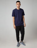 Details Short Sleeve T-Shirt Roundneck Texture