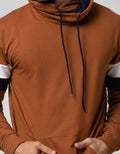 Details Long Sleeve SweaT-shirt Jumper Turtle Neck Stripe