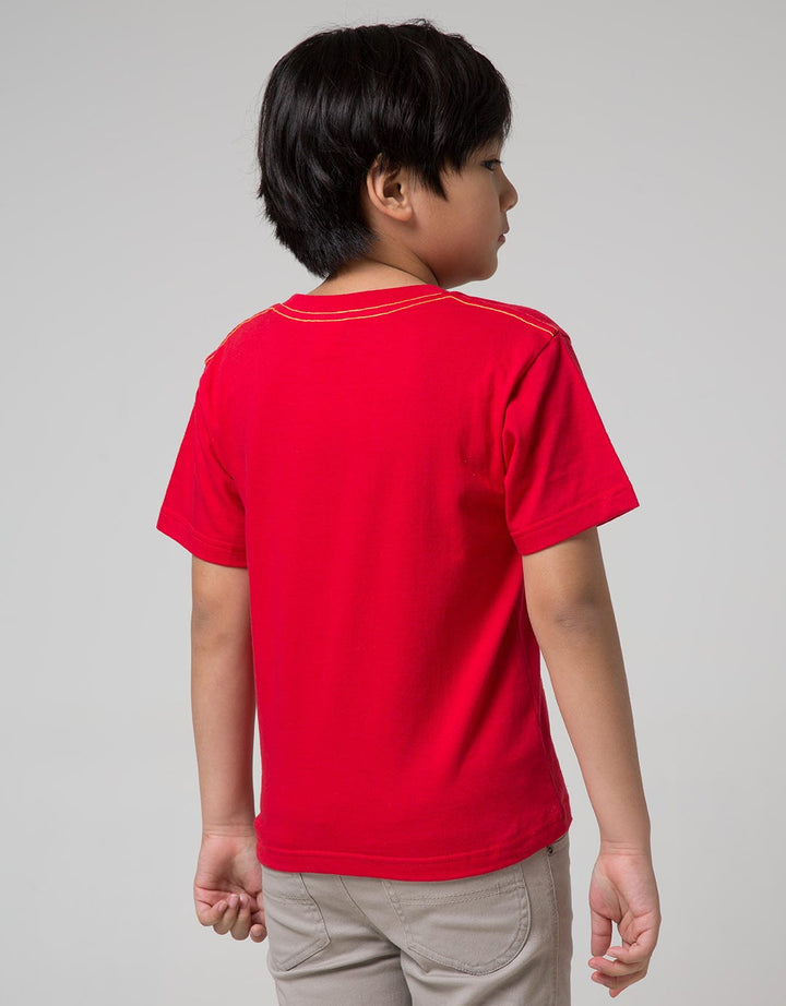 Little M Short Sleeve T-Shirt Dino Flip Application