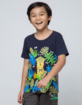Little M Short Sleeve Safari Leopard Print T-Shirt