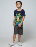 Little M Short Sleeve Safari Leopard Print T-Shirt