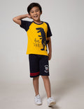 Little M Short Sleeve Raglan T-Shirt Dino Cucuk Be Friends