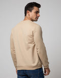 Details Long Sleeve SweaT-shirt Jumper Rneck Cut N Sewn With Pocket