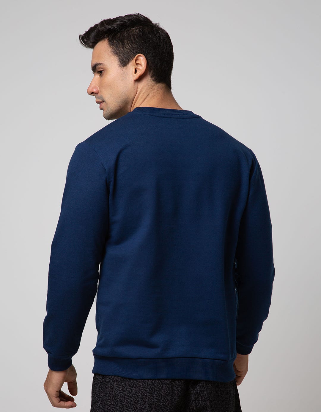 Details Long Sleeve SweaT-shirt Jumper Rneck Print Stripe