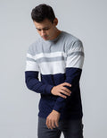 Details Sweatshirt Jumper Rneck Cut N Sewn Texture