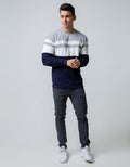 Details Sweatshirt Jumper Rneck Cut N Sewn Texture