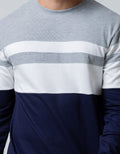 Details Sweatshirt Jumper Rneck Cut N Sewn Texture