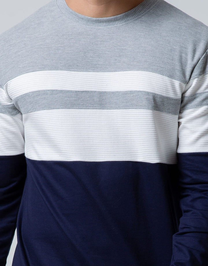 Details Sweatshirt Jumper Rneck Cut N Sewn Texture