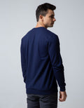 Details Sweatshirt Jumper Round Neck Print Embossed