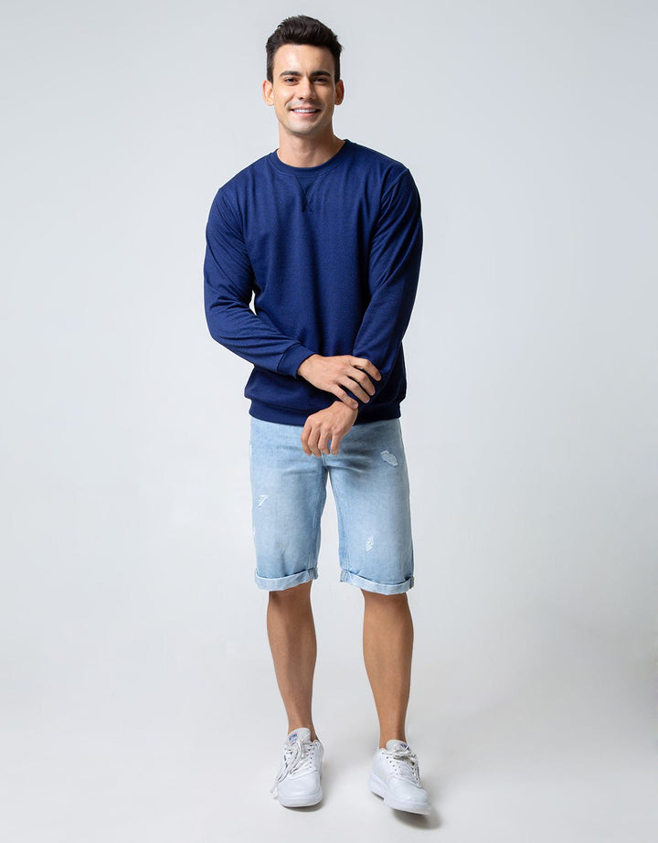 Details Sweatshirt Jumper Round Neck