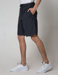 Details Short Pants Ribstop Pullon With Zipper N Pocket Zipp