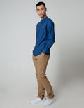 Details Long Sleeve Shirt Slub Shirt Shanghai Collar N Suede