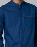 Details Long Sleeve Shirt Slub Shirt Shanghai Collar N Suede