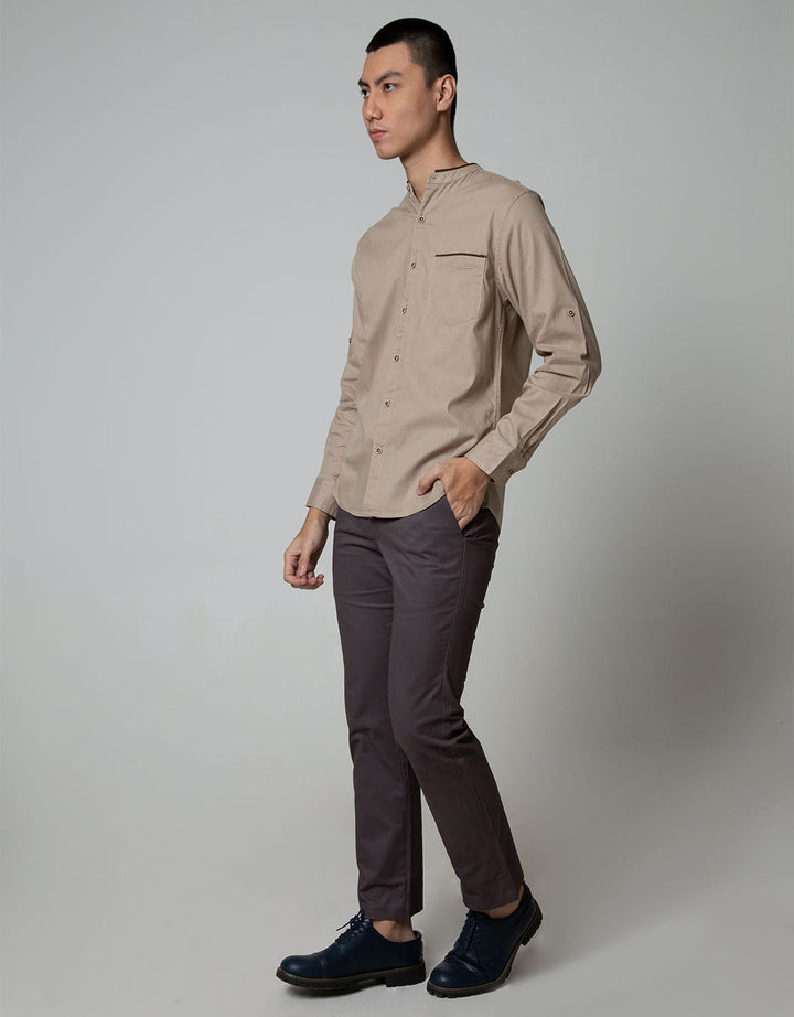 LS SHIRT SLUB SHIRT