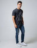 T Zone Short Sleeve T-Shirt Print Theme People Series 1