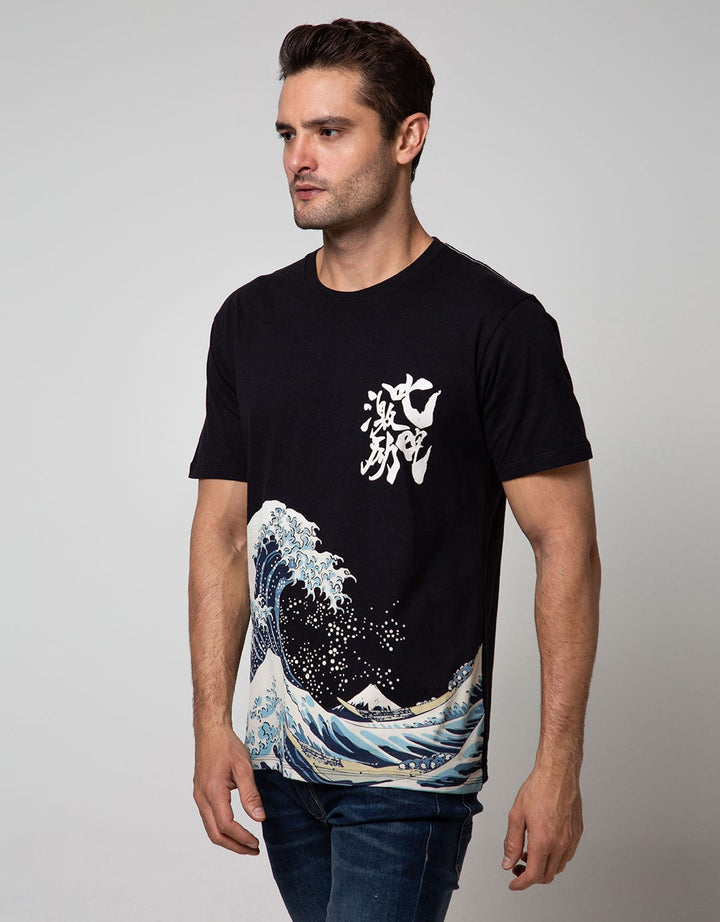 T Zone Short Sleeve T-Shirt Graphic Print Japan Series