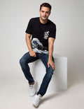 T Zone Short Sleeve T-Shirt Graphic Print Japan Series