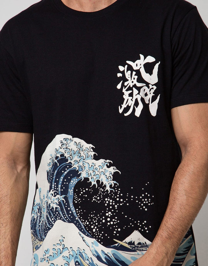 T Zone Short Sleeve T-Shirt Graphic Print Japan Series