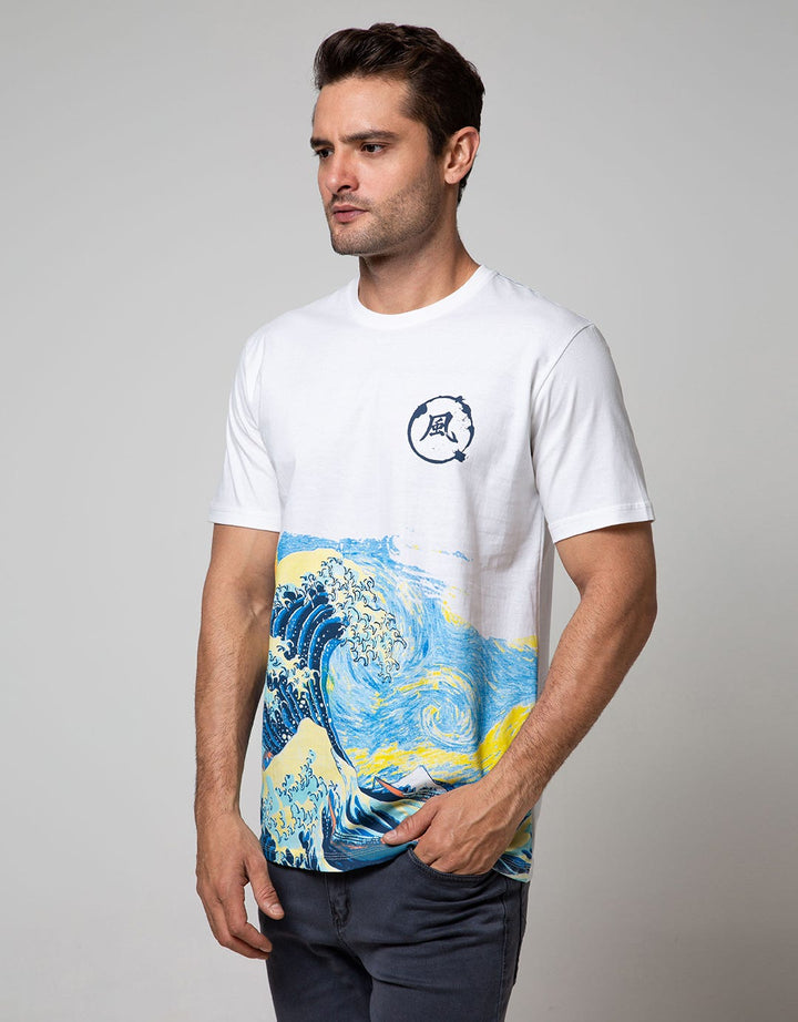 T Zone Short Sleeve T-Shirt Graphic Print Japan Series