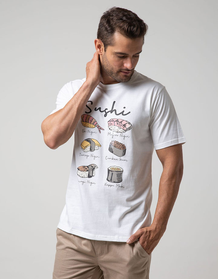 T Zone T-Shirt Print Graphic Sushi Series