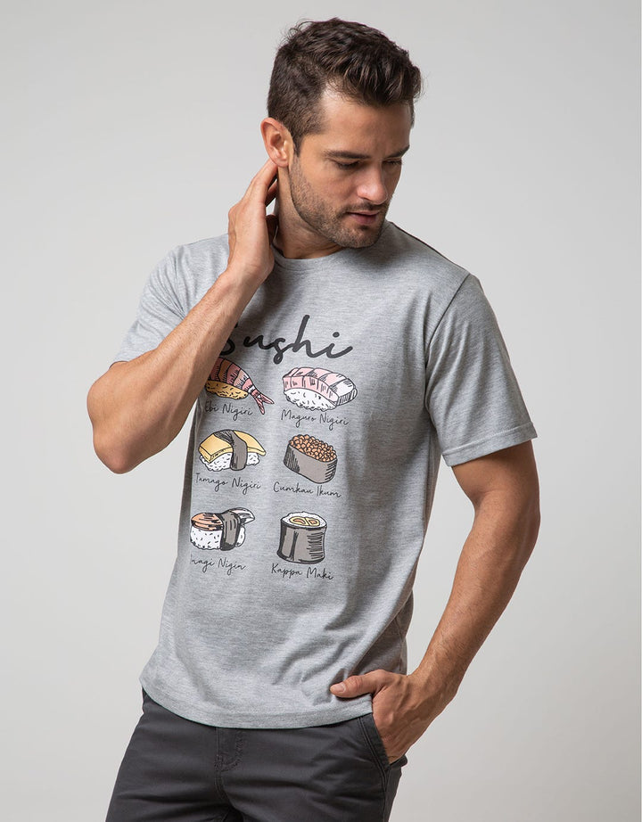 T Zone T-Shirt Print Graphic Sushi Series