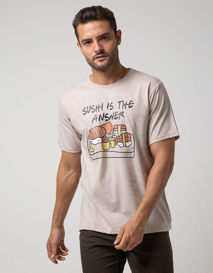 T Zone T-Shirt  Print Graphic Sushi Series