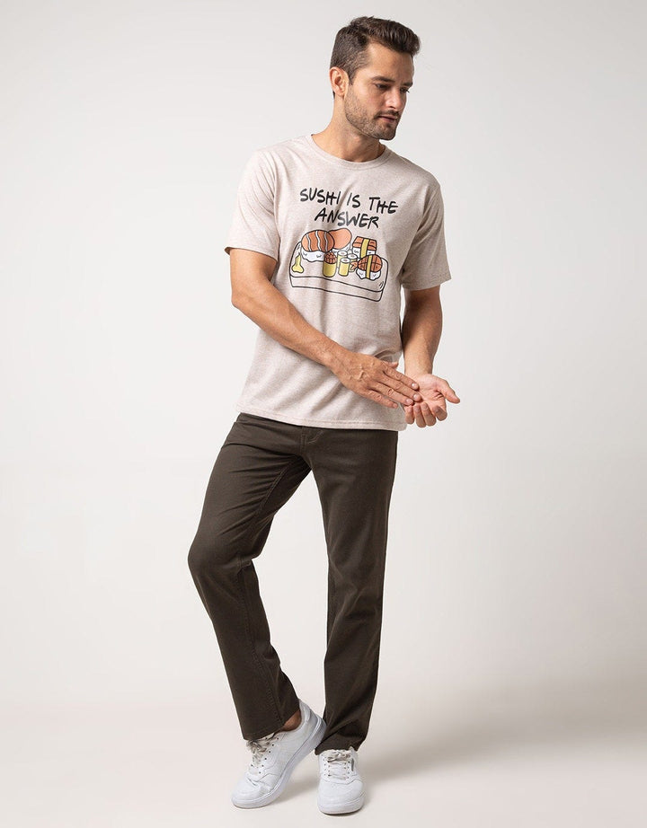 T Zone T-Shirt  Print Graphic Sushi Series
