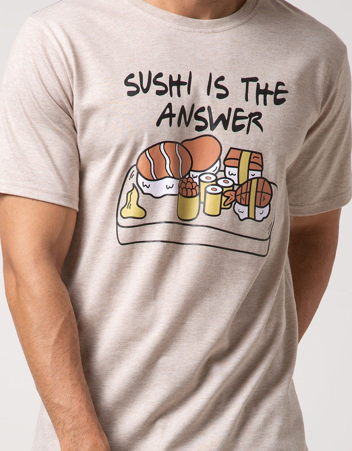 T Zone T-Shirt  Print Graphic Sushi Series