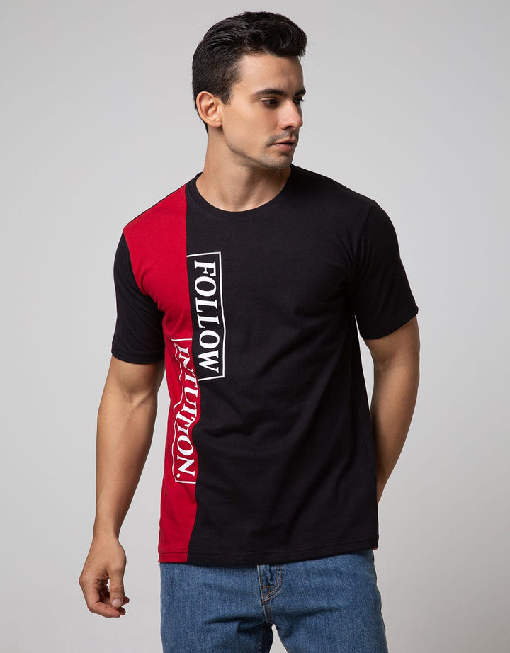 T Zone Short Sleeve T-shirt Cut &amp; Sewn - Follow Intuition