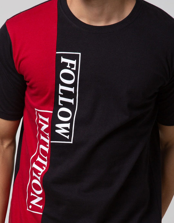 T Zone Short Sleeve T-shirt Cut &amp; Sewn - Follow Intuition