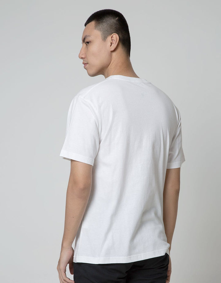 T Zone Short Sleeve T-Shirt Print Double Tone Never Stop