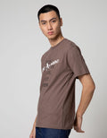 T Zone Short Sleeve T-Shirt Print Double Tone Be Awesome