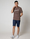 T Zone Short Sleeve T-Shirt Print Double Tone Be Awesome