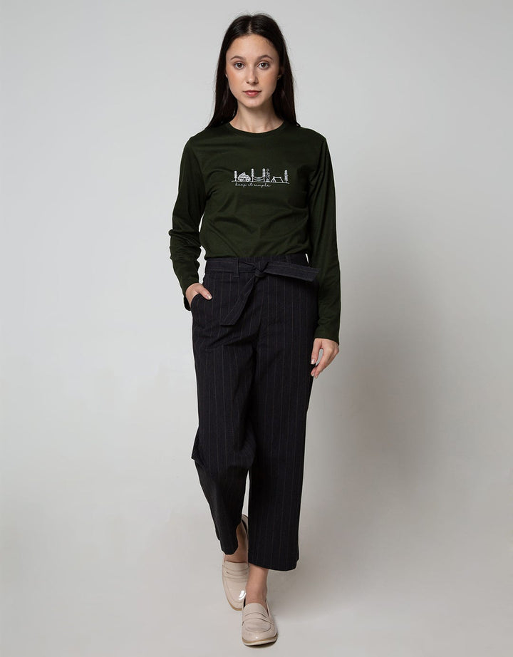Details Long Pants Palazzo