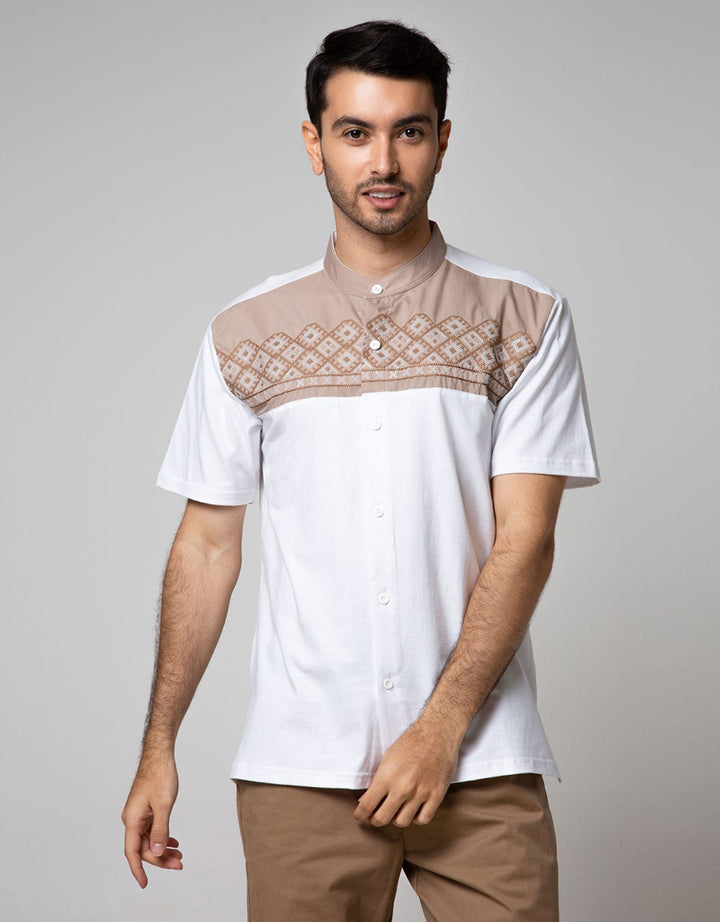 T Zone Short Sleeve Koko Muslim Detail Print
