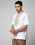 T Zone Short Sleeve Koko Muslim Middle Print