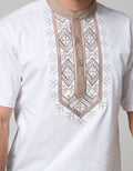 T Zone Short Sleeve Koko Muslim Middle Print
