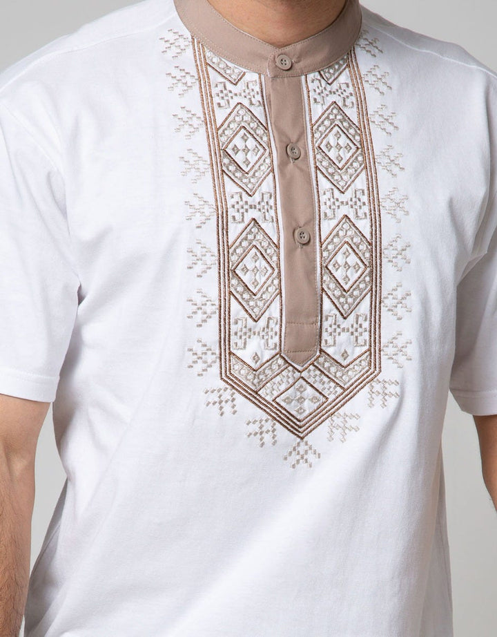 T Zone Short Sleeve Koko Muslim Middle Print