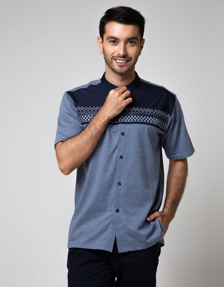 T Zone Short Sleeve Koko Muslim Detail Print