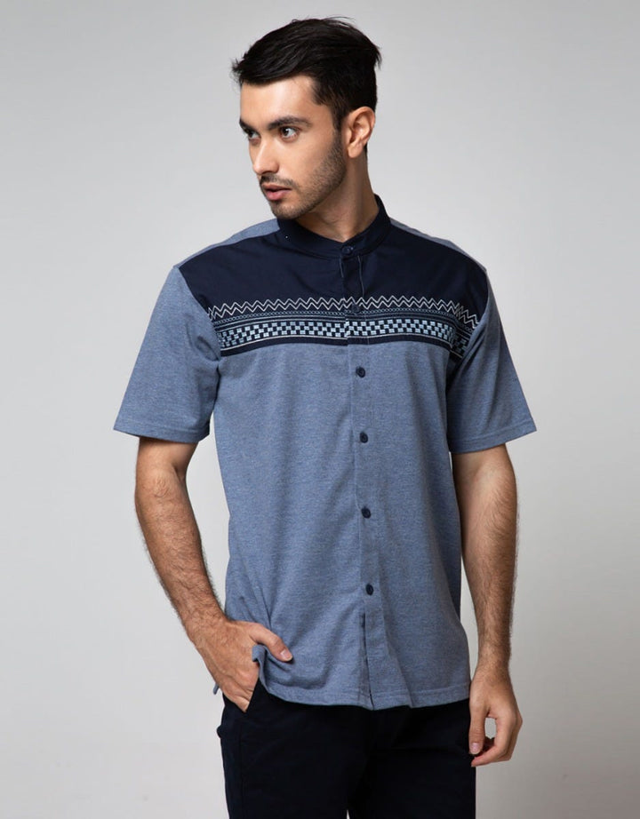 T Zone Short Sleeve Koko Muslim Detail Print